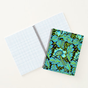 Anemone pattern by William Morris Notebook