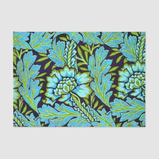 Anemone pattern by William Morris, Tissue Paper (Front)