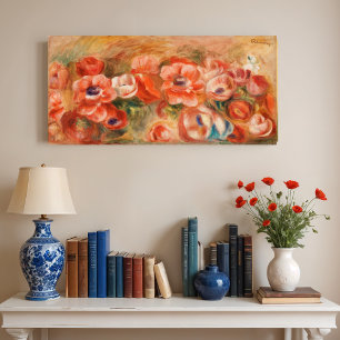 Anemones (2) by Auguste Renoir Poster