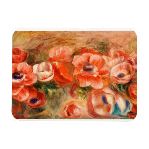 Anemones by Renoir Impressionist Painting Magnet