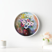 Anemones, famous painting, by Odilon Redon