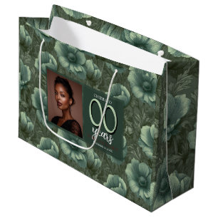 Anemones Floral Female Birthday Gifts For Daughter Large Gift Bag