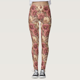 Anemones Flower Workout Anemones Aesthetic  Leggings