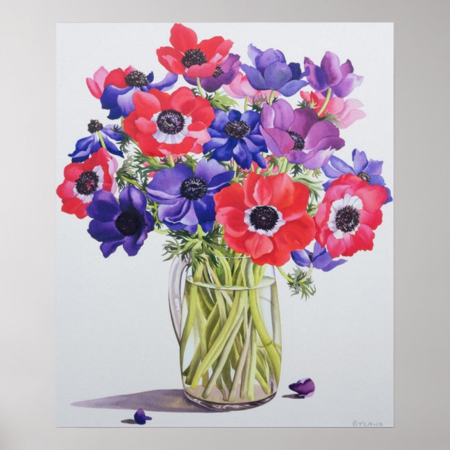 Anemones in a glass jug 2007 poster (Front)