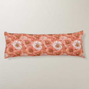 Anemones Print Warm Interiors Western Decorative Body Cushion