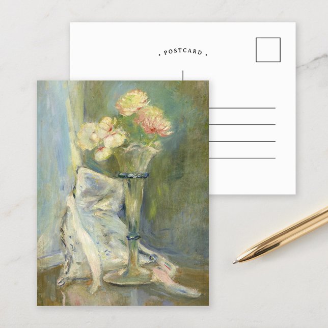 Anémones Roses | Berthe Morisot Postcard (Creator Uploaded)