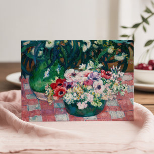 Anémones   Theo van Rysselberghe Card