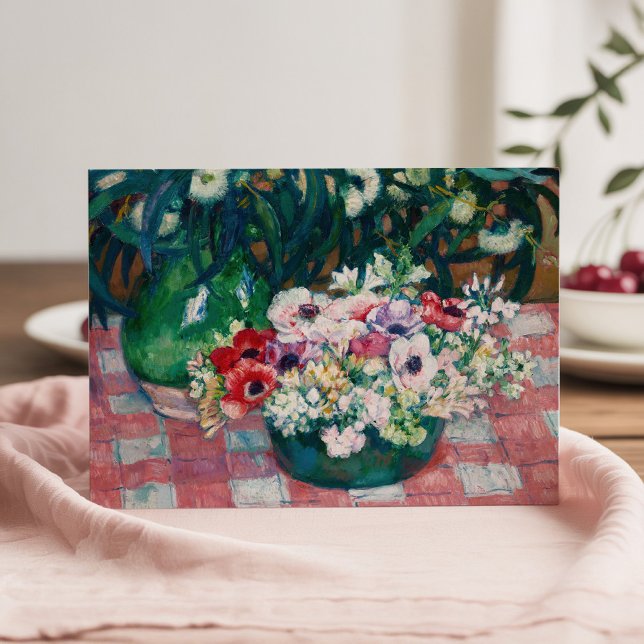 Anémones | Theo van Rysselberghe Card (Creator Uploaded)