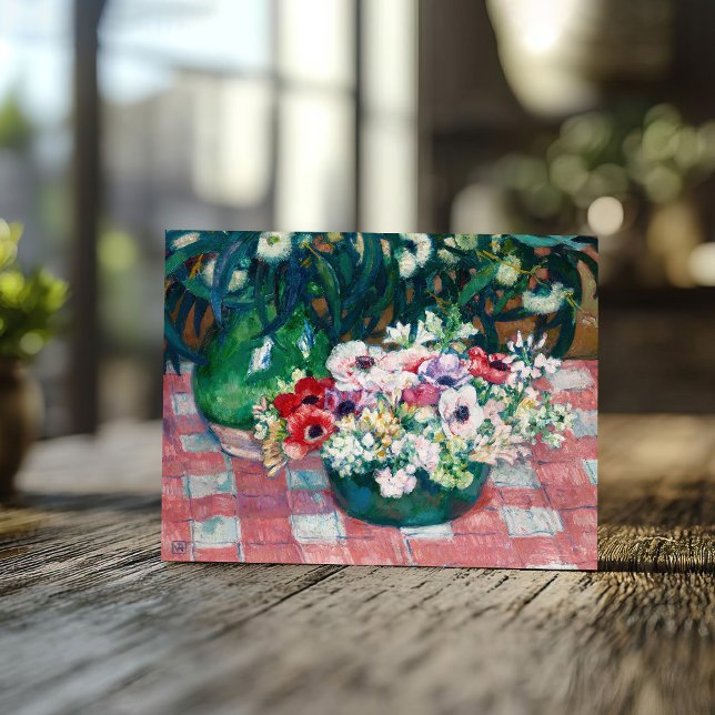 Anémones | Theo van Rysselberghe Postcard (Creator Uploaded)