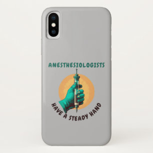 Anesthesiologists have a steady hand, Anaesthesia Case-Mate iPhone Case