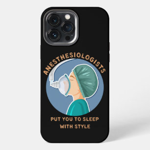 Anesthesiologists put you to sleep with style iPhone 13 pro max case