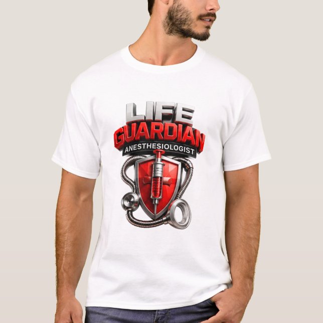 💜Anesthesiologists Who Keep Patients Safe 🩺 T-Shirt (Front)
