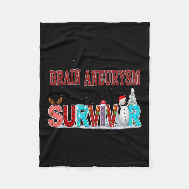 Aneurysm Awareness 11  Fleece Blanket (Front)