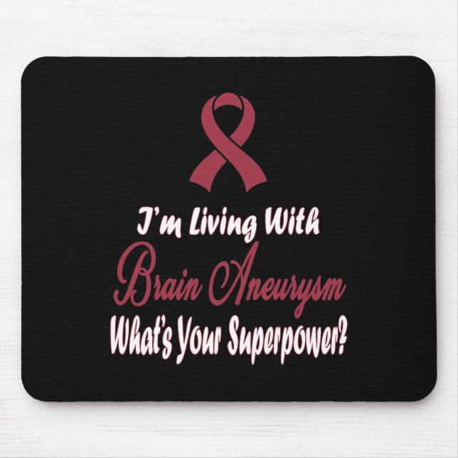 Aneurysm Awareness 6  Mouse Pad (Front)