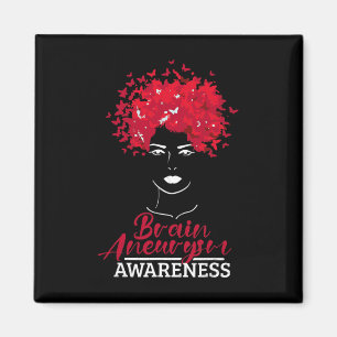 Aneurysm Awareness Brain Surgery Supporter Graphic Magnet