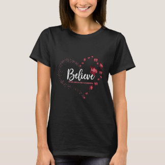 Aneurysm Awareness Butterfly Believe T-Shirt