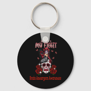 Aneurysm Awareness Her Fight Is My Fight Key Ring