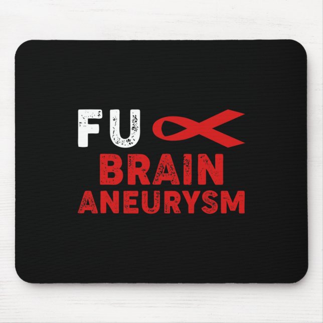 Aneurysm Awareness Support Survivor  Mouse Pad (Front)
