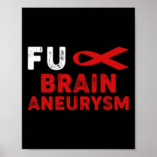 Aneurysm Awareness Support Survivor  Poster