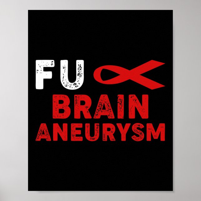 Aneurysm Awareness Support Survivor  Poster (Front)
