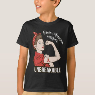 Aneurysm Awareness Warrior Unbreakable Tee Gift 