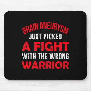 Aneurysm Just Picked The Wrong Warrior Mouse Pad