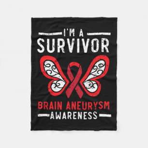 Aneurysm Survivor Medical Condition Aneurysm Aware Fleece Blanket
