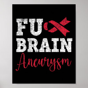 Aneurysm Warrior Medical Condition Aneurysm Awaren Poster