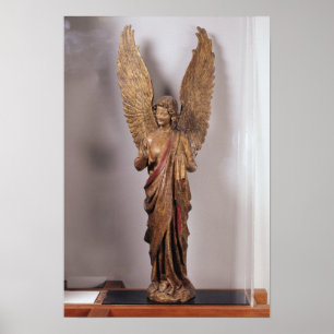Angel, 1260-70, from the Church of Saudemont Poster