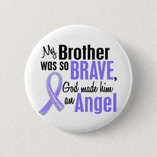 Angel 1 Brother Oesophageal Cancer 6 Cm Round Badge