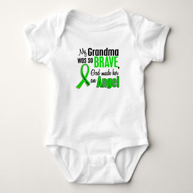Angel 1 Non-Hodgkin's Lymphoma Grandma Baby Bodysuit (Front)