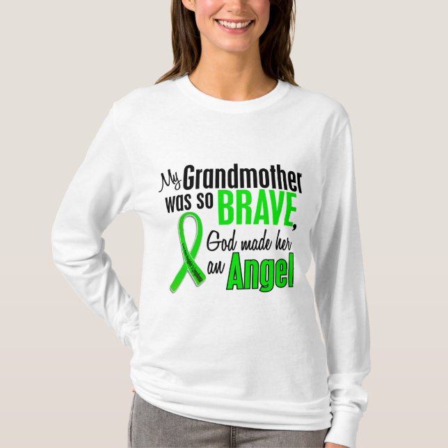 Angel 1 Non-Hodgkin's Lymphoma Grandmother T-Shirt (Front)