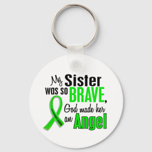 Angel 1 Non-Hodgkin's Lymphoma Sister Key Ring