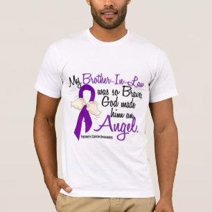 Angel 2 Brother-In-Law Pancreatic Cancer T-Shirt