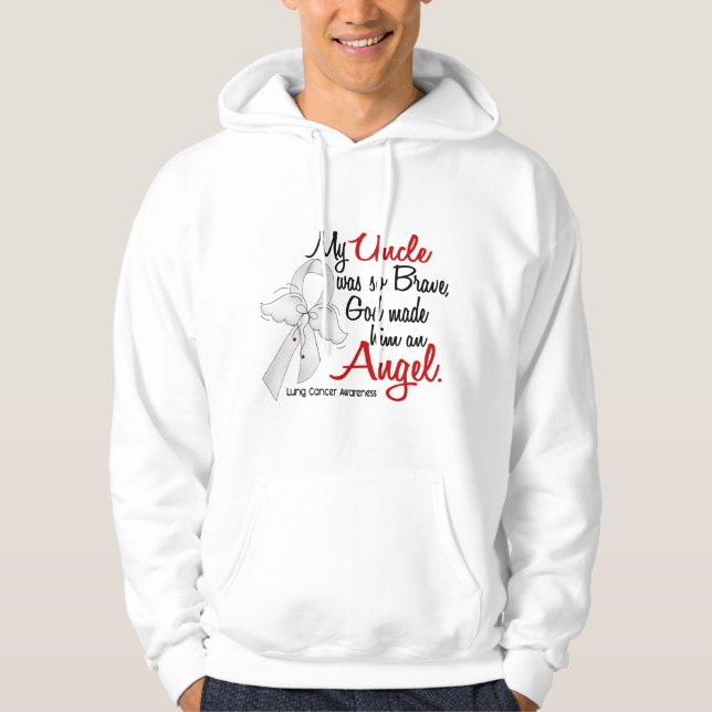 Angel 2 Uncle Lung Cancer Hoodie (Front)