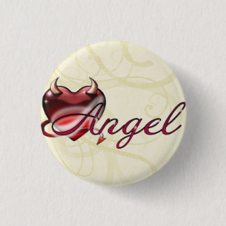Angel 3 Cm Round Badge