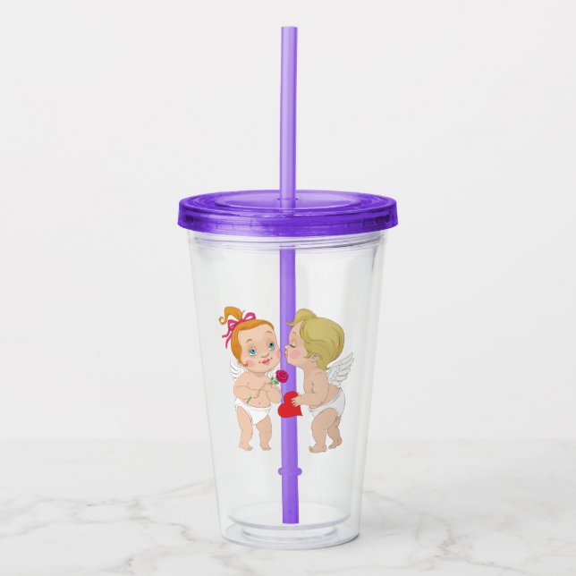 Angel Acrylic Tumbler (Front)