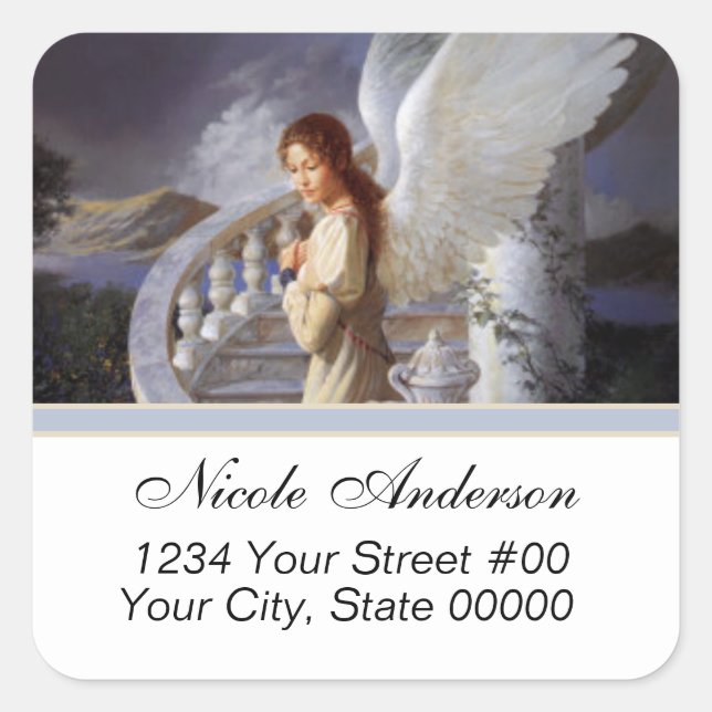 Angel Address Sticker (Front)