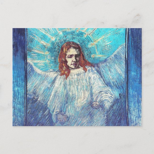 Angel after Rembrandt Van Gogh Fine Art Postcard (Front)