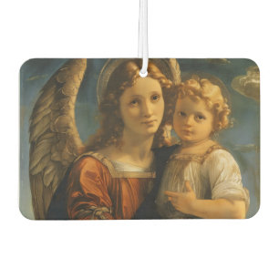 Angel and Baby Jesus Car Air Freshener