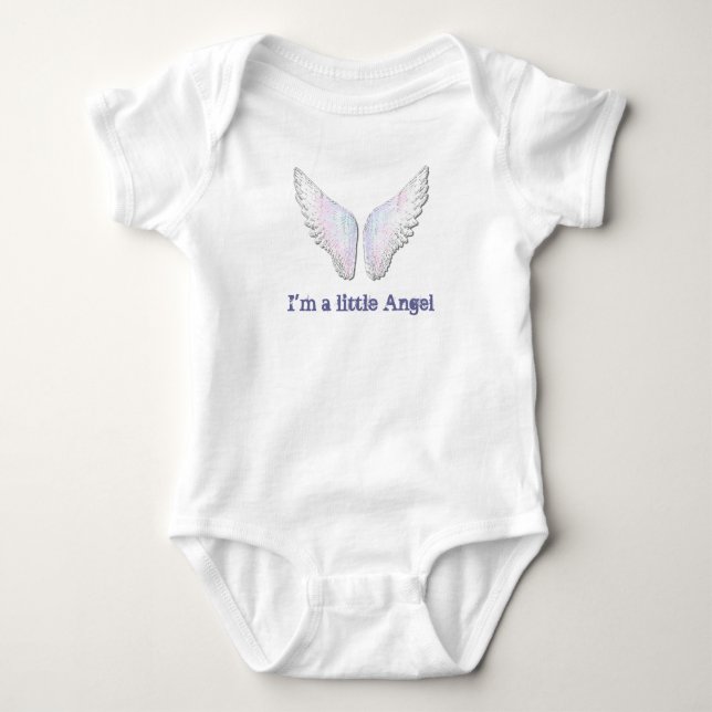 Angel and Devil Baby Bodysuit (Front)