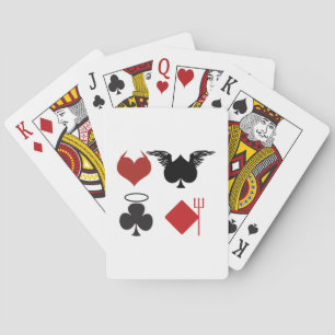 Angel and Devil Card Suits Bicycle Playing Cards