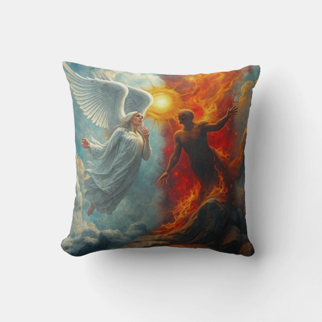 ANGEL AND DEVIL CUSHION (Front)