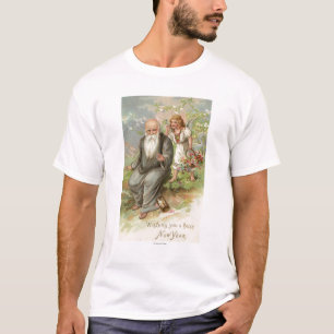 Angel and Father Time # 1 T-Shirt