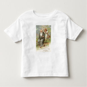 Angel and Father Time # 1 Toddler T-Shirt