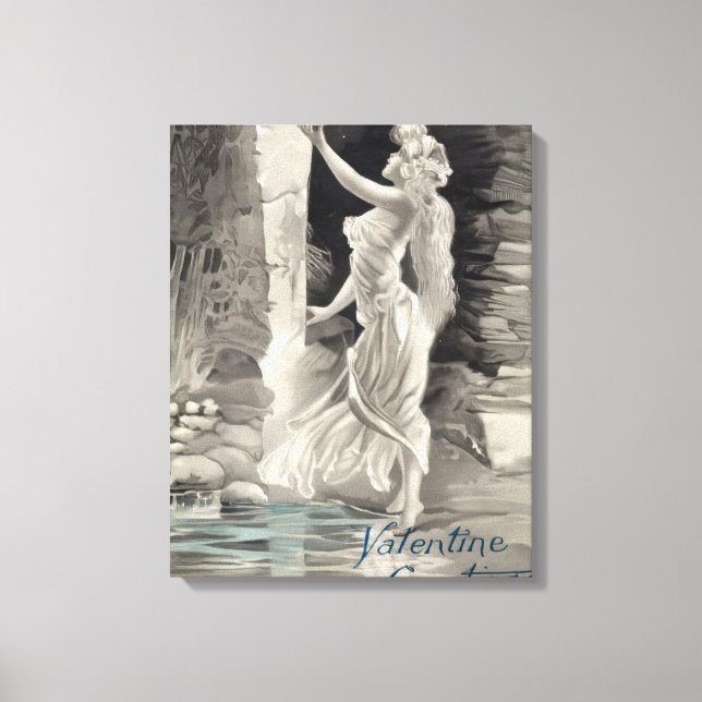 Angel and Goddess Valentine  Canvas Print (Front)