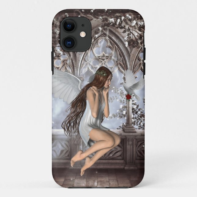 Angel and Her Dove Case-Mate iPhone Case (Back)