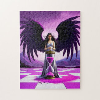 Angel and Hourglass Jigsaw Puzzle