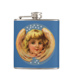 Angel And Stars Flask