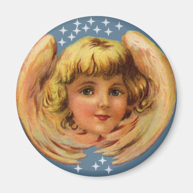 Angel And Stars Magnet (Front)